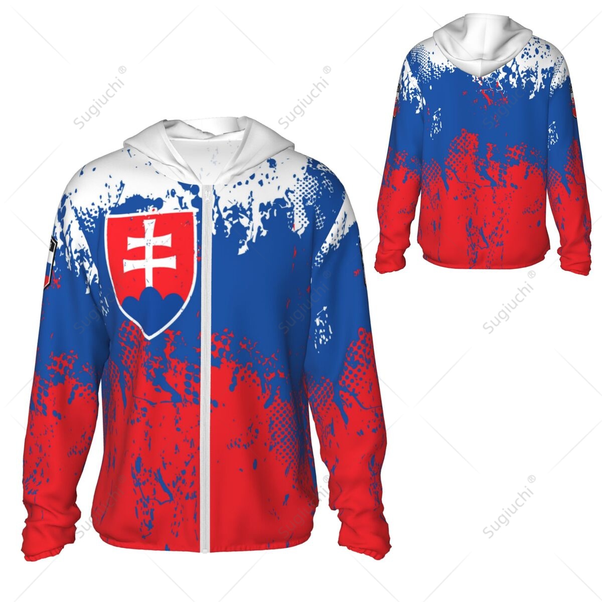 Slovakia Flag Sun Protection H - đánh giá và giá Fishing Hoodie