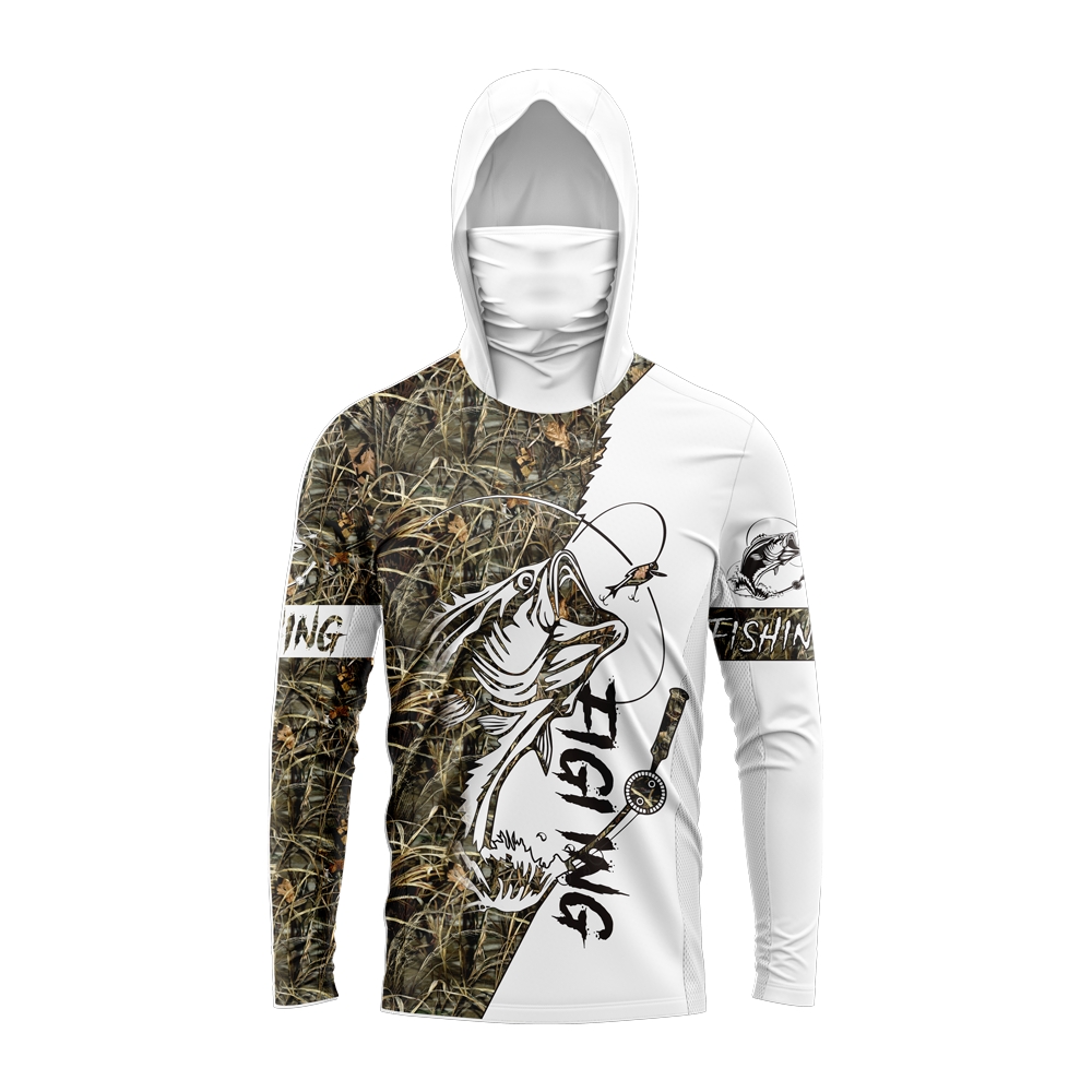 Men Bass Fish Print Fishing Ho - đánh giá và giá Fishing Hoodie