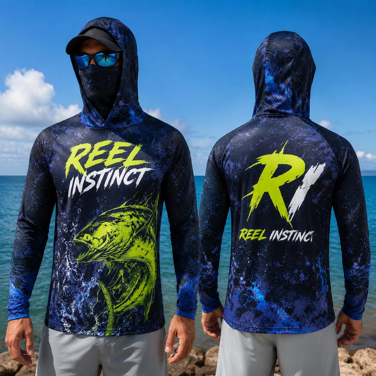 Fishing Hoodie Shirt Men Long  - đánh giá và giá Fishing Mask Sun Protection