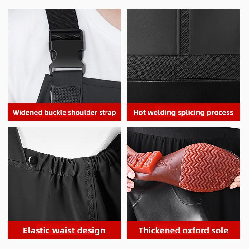PVC Chest Waders with Boots Wa - đánh giá và giá Fishing Pants Waterproof