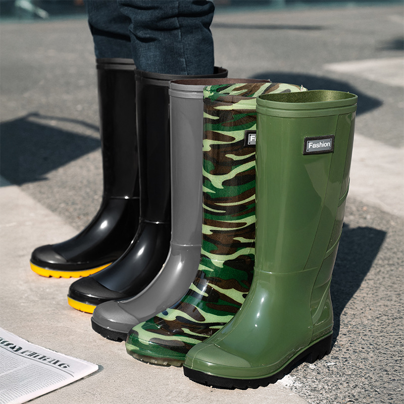 Men Fashion Long Tube Rain Boo - đánh giá và giá Fishing Boots